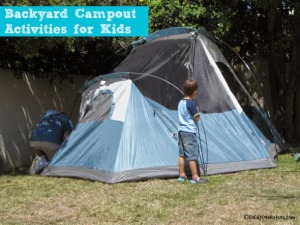 Backyard Campout Activities for Kids