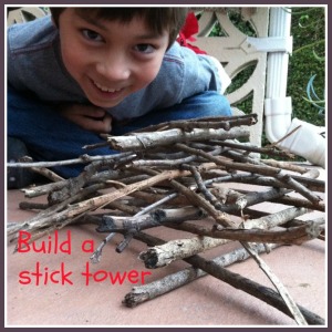 Build a stick tower