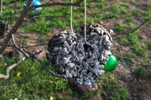 Birdseed ornaments