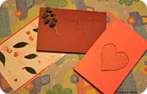 Handmade Valentine cards