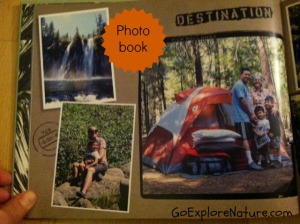 Photo book for family nature pictures