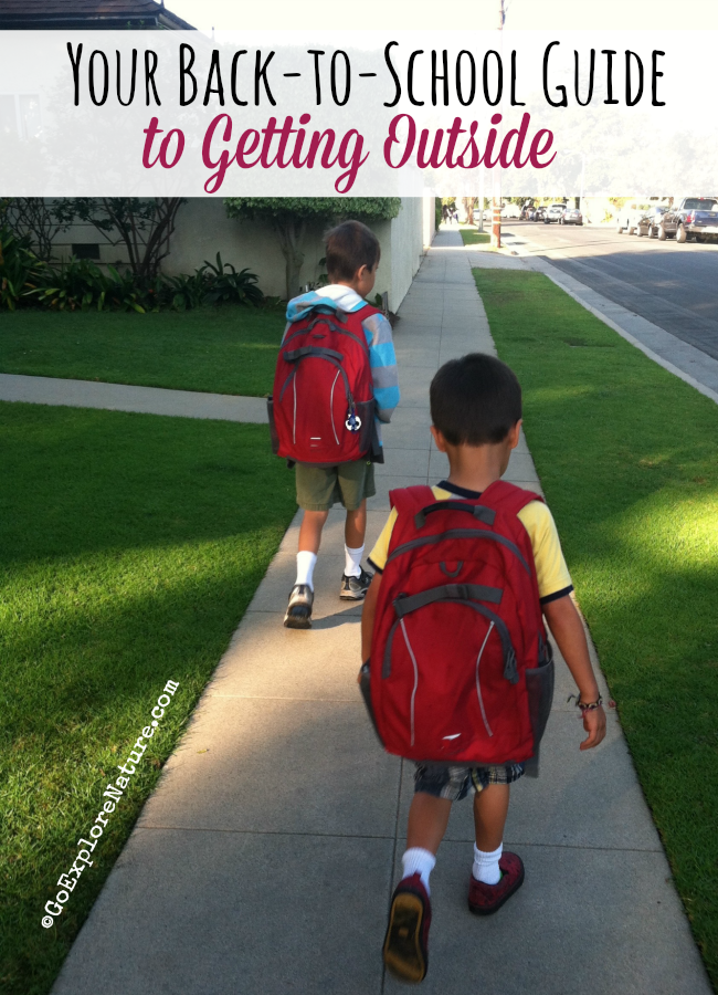 Looking for simple ways to spend more time outdoors now that school is back in session? Check out your back-to-school guide to getting outside.