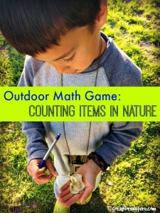  Outdoor Math Game: Counting Items in Nature