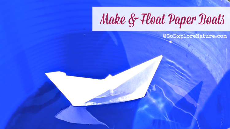For a fun backyard water activity for kids this summer, make & float paper boats. Here are a few ways to turn this craft into a simple science experiment.