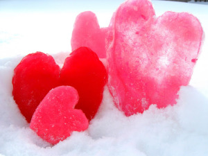 Ice hearts